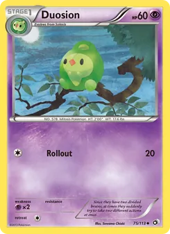 Duosion, Legendary Treasures, n° 75