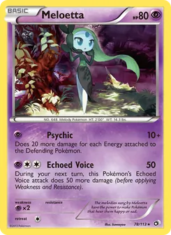 Meloetta, Legendary Treasures, n° 78