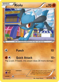 Riolu, Legendary Treasures, n° 79