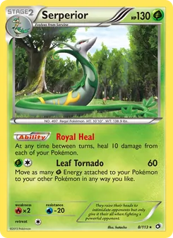 Serperior, Legendary Treasures, n° 8