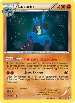 Lucario, Legendary Treasures, n° 80