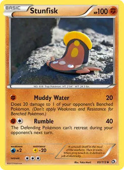 Stunfisk, Legendary Treasures, n° 83