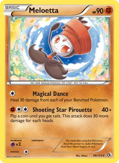 Meloetta, Legendary Treasures, n° 86