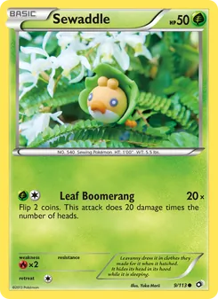 Sewaddle, Legendary Treasures, n° 9