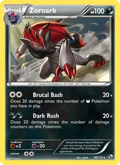 Zoroark, Legendary Treasures, n° 90