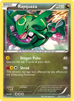 Rayquaza, Legendary Treasures, n° 93