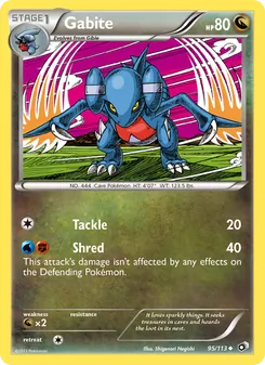 Gabite, Legendary Treasures, n° 95