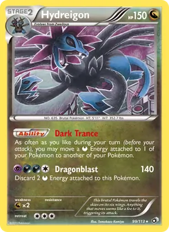 Hydreigon, Legendary Treasures, n° 99