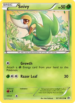 Snivy, Legendary Treasures, n° RC1
