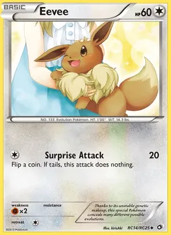 Eevee, Legendary Treasures, n° RC14