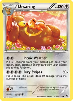 Ursaring, Legendary Treasures, n° RC16