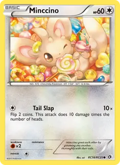Minccino, Legendary Treasures, n° RC18
