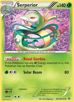 Serperior, Legendary Treasures, n° RC3