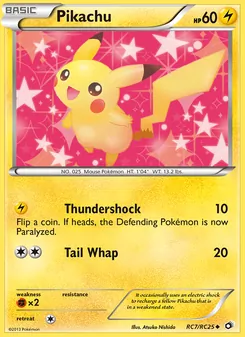 Pikachu, Legendary Treasures, n° RC7