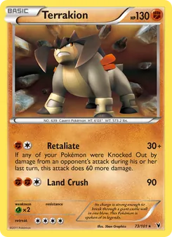 Terrakion, Noble Victories, no. 73