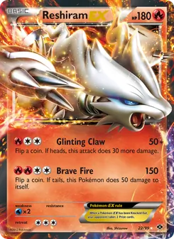 Reshiram-EX, Next Destinies, no. 22
