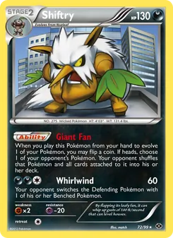 Shiftry, Next Destinies, no. 72