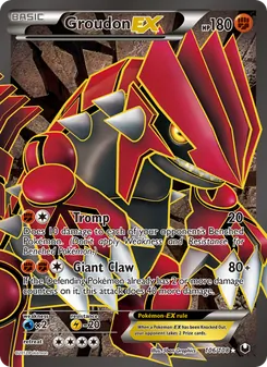 Groudon-EX, Dark Explorers, no. 106