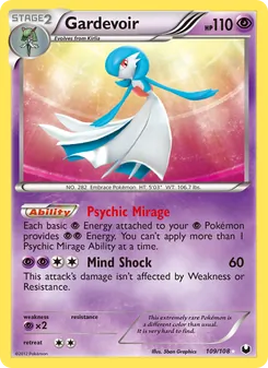 Gardevoir, Dark Explorers, no. 109