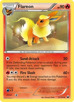 Flareon, Dark Explorers, no. 12