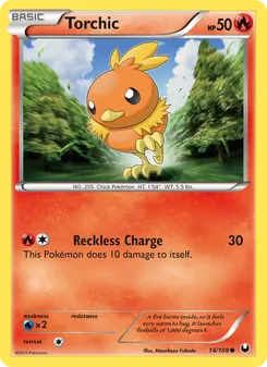 Torchic, Dark Explorers, no. 14