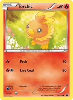 Torchic, Dark Explorers, no. 15