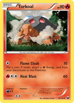 Torkoal, Dark Explorers, no. 18