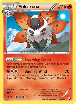 Volcarona, Dark Explorers, no. 22
