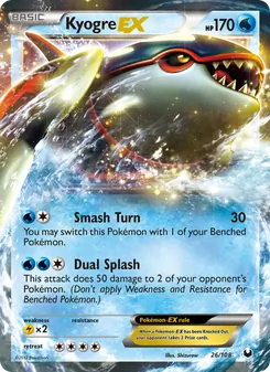 Kyogre-EX, Dark Explorers, no. 26