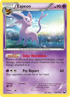 Espeon, Dark Explorers, no. 48