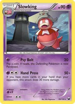 Slowking, Dark Explorers, no. 49