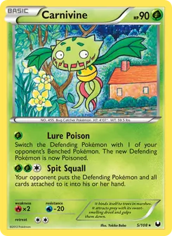 Carnivine, Dark Explorers, no. 5