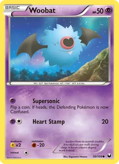 Woobat, Dark Explorers, no. 50