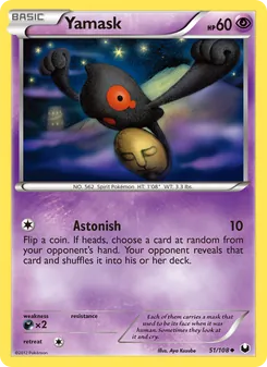 Yamask, Dark Explorers, no. 51
