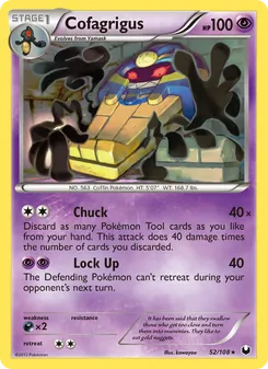Cofagrigus, Dark Explorers, no. 52