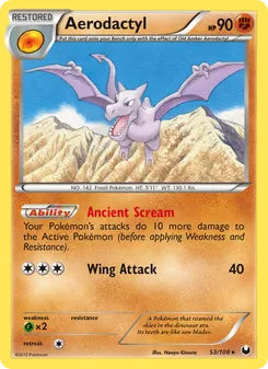 Aerodactyl, Dark Explorers, no. 53