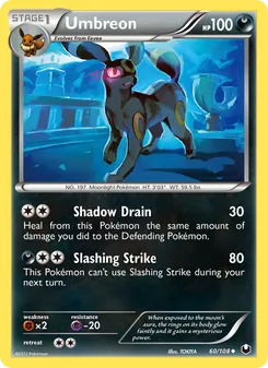 Umbreon, Dark Explorers, no. 60