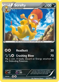 Scrafty, Dark Explorers, no. 68