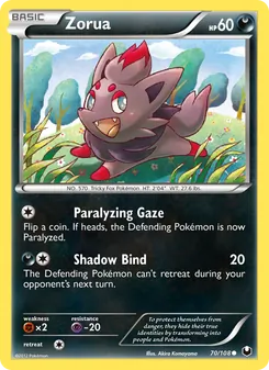 Zorua, Dark Explorers, no. 70