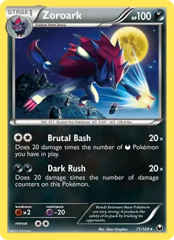 Zoroark, Dark Explorers, no. 71