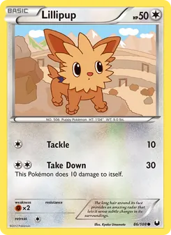 Lillipup, Dark Explorers, no. 86