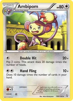 Ambipom, Dragons Exalted, no. 100