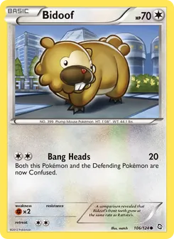 Bidoof, Dragons Exalted, no. 106