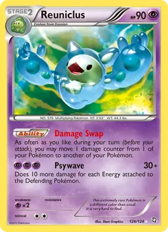 Reuniclus, Dragons Exalted, no. 126