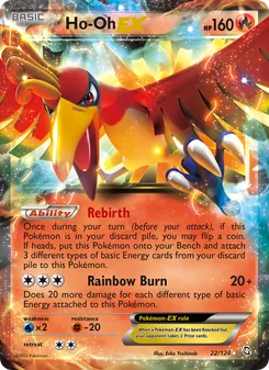 Ho-Oh-EX, Dragons Exalted, no. 22
