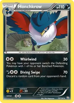 Honchkrow, Dragons Exalted, no. 73
