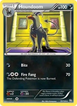 Houndoom, Dragons Exalted, no. 75