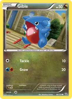 Gible, Dragons Exalted, no. 86