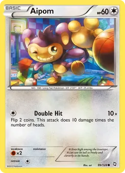 Aipom, Dragons Exalted, no. 99