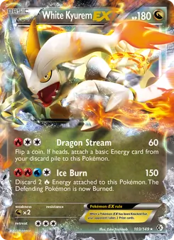 White Kyurem-EX, Boundaries Crossed, no. 103